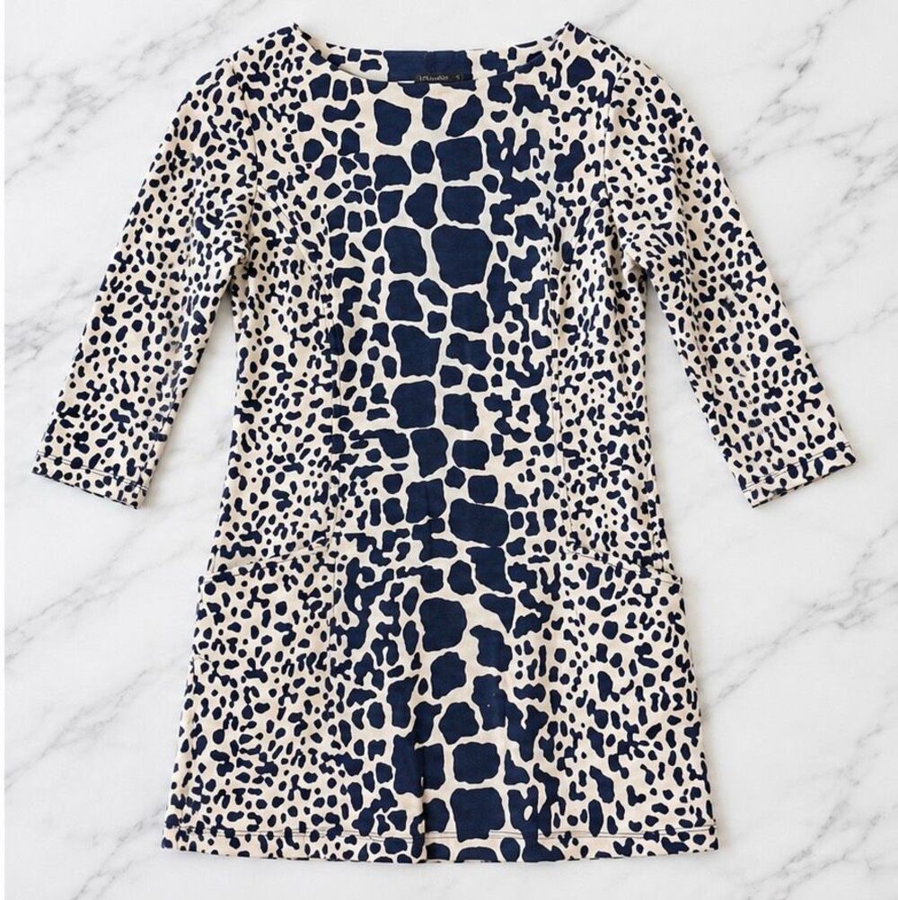 J.McLaughlin blue printed tunic or dress size small